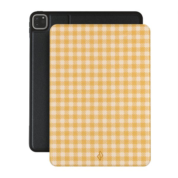Tuscan Sun - Yellow Plaid iPad Pro 11 (4th 3rd Gen) Case Online now