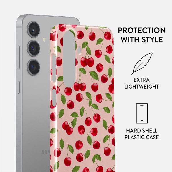 Afternoon Treat - Cherry Samsung Galaxy S24 Plus Case For Cheap - Image 2