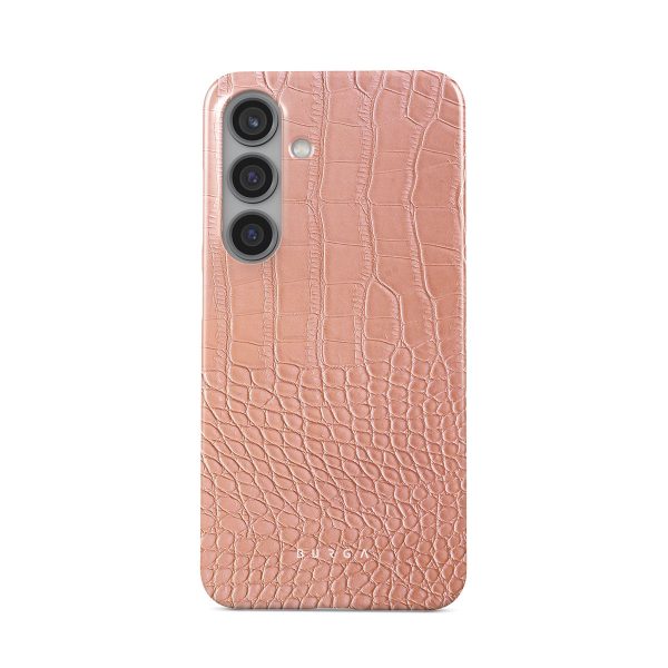 Pink Croco - Samsung Galaxy S24 Plus Case on Sale