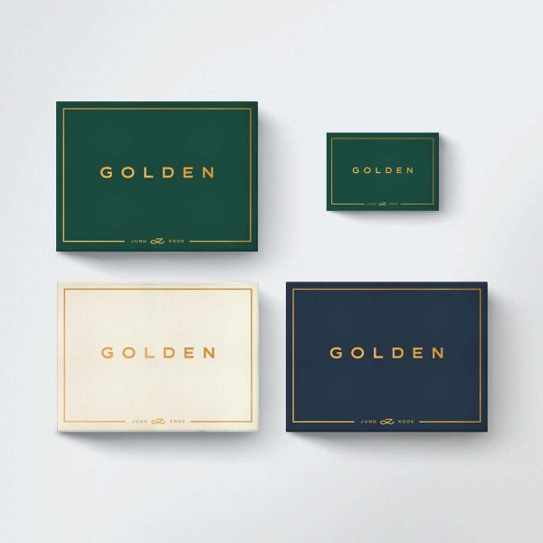 JUNGKOOK - GOLDEN (GOLDEN 3 Versions SET + Weverse Albums Ver.) Discount